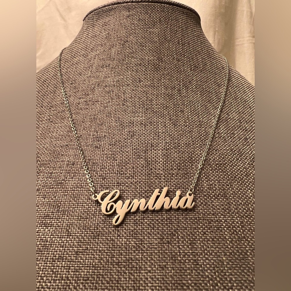 Cynthia Name Necklace • Personalized Necklace Name • Cynthia Name Pendant •